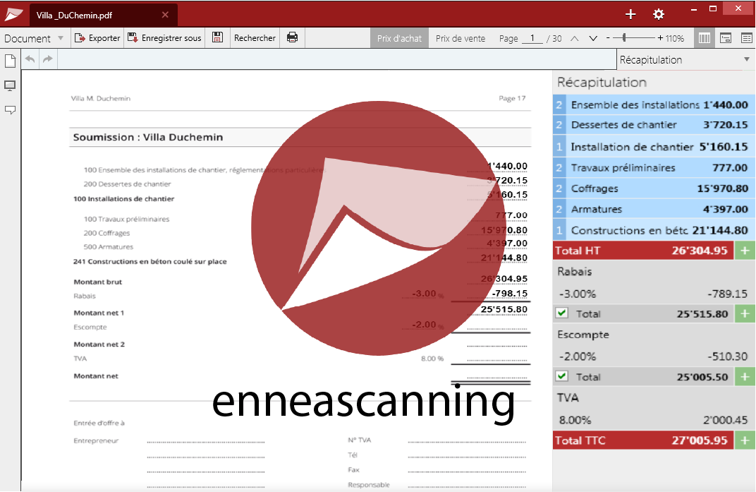 Remplissez vos soumissions deux fois plus rapidement avec enneascanning